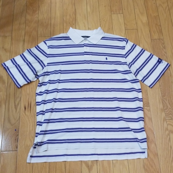 Polo Ralph Lauren Golf Striped Polo Shirt XL - Picture 4 of 7